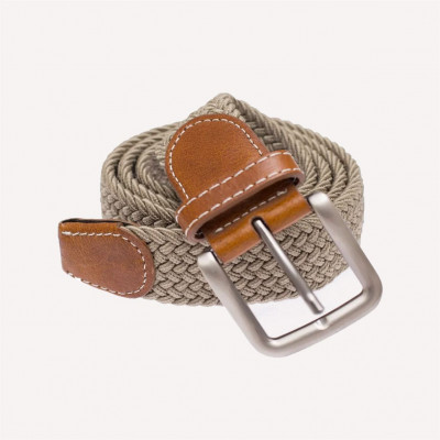 Braided Khaki Belt